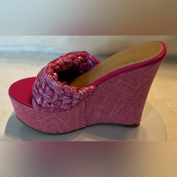 Women’s Pink Wedges Size 7.5 by Mata - Picture 6 of 15